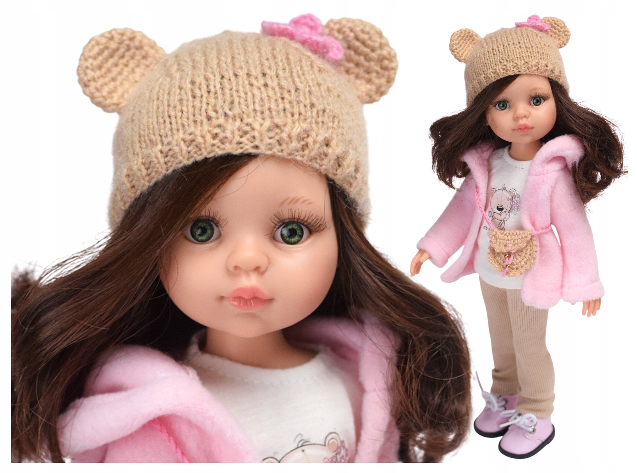 Lalka hiszpańska Paola Reina 32cm Carol ubranka, buciki +pudełko