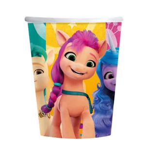 Kubeczki Papierowe My Little Pony, 8 Szt. - Dekoracje i nakrycia stołu na imprezę - miniaturka - grafika 1