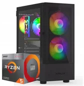 Zestawy komputerowe - Komputer BSG Venom V7 AMD Ryzen 5 AMD Radeon RX Vega 11 16GB DDR4 512GB SSD Windows 11 - miniaturka - grafika 1