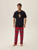 Piżamy damskie - Piżama Jolina - granatowy S - miniaturka - grafika 1