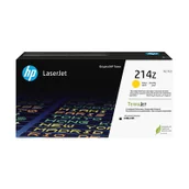 Tonery oryginalne - HP 214Z (W2143Z) toner żółty, zwiększona pojemność, oryginalny - miniaturka - grafika 1