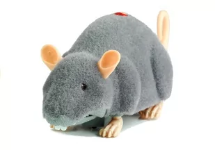 Mysz Sterowana Pilotem R/C Na Kółkach Duża Szara - Zabawki zdalnie sterowane - miniaturka - grafika 3