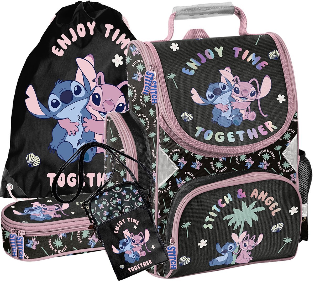 ZESTAW Szkolny Tornister Plecak Disney Lilo i Stitch Angel