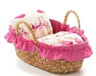 Akcesoria dla lalek - Bayer Chic Kosz wiklinowy dla lalek 45 cm 23304 - miniaturka - grafika 1