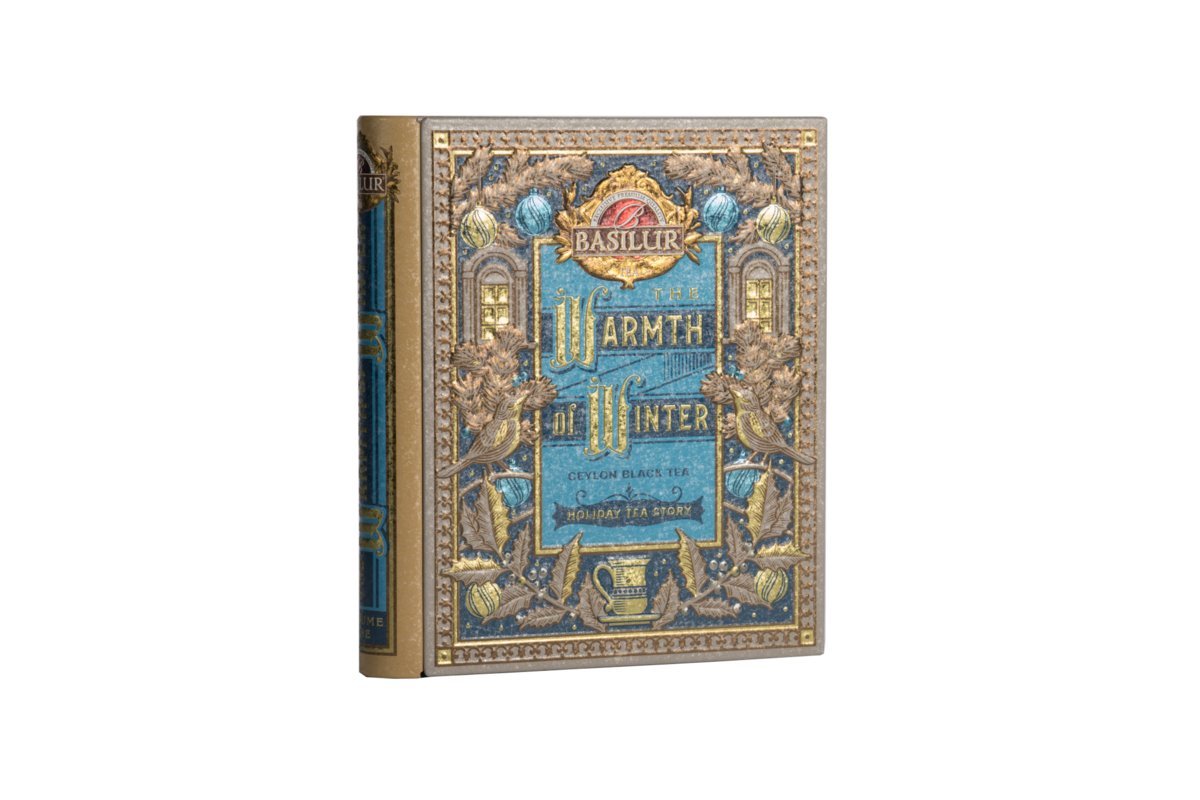 Basilur WARMTH OF WINTER TEA STORY VOL. II herbata czarna POMARAŃCZA IMBIR liściasta w puszce - 40 g