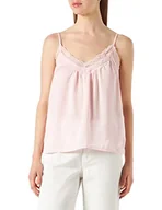 Koszulki i topy damskie - Vero Moda Vmamy koronkowa Singlet Noos Tank Top Damski, doskonały róż, M - miniaturka - grafika 1