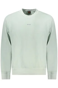 BLUZA HUGO BOSS BEZ ZAMKA MĘSKA ZIELONA - Bluzy męskie - miniaturka - grafika 1