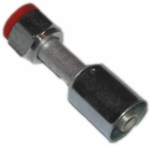 OPTIMA Złącze żeńskie o-ring 180 stopni aluminium z tuleją nr 6 5/8"-18 F00-206 - Akcesoria do klimatyzacji i ogrzewania - miniaturka - grafika 1