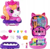 Figurki dla dzieci - Figurka Mattel Polly Pocket Kucykowe rodeo + akcesoria - miniaturka - grafika 1