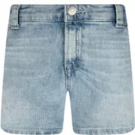 Spodnie i spodenki dla dziewczynek - Tommy Hilfiger Szorty | Regular Fit - miniaturka - grafika 1