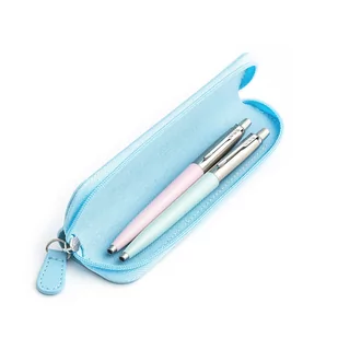 Zestaw prezentowy długopis Parker Jotter Originals Różowy i Pastelowy Niebieski z niebieskim etui - Zestawy piśmiennicze - miniaturka - grafika 1