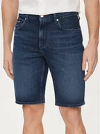 Spodenki męskie - Tommy Hilfiger Szorty jeansowe Brooklyn MW0MW35176 Granatowy Straight Fit - miniaturka - grafika 1
