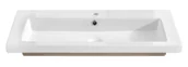 Umywalki - Prostokątna umywalka ceramiczna 80 cm P3-F04 - miniaturka - grafika 1