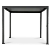 Kratki i pergole - Pergola ogrodowa na taras Premium 3x3 Anthracite - Gutroof - miniaturka - grafika 1