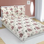 Pościel - Bellatex Pościel z kory Piórko śmietanowy, 140 x 220 cm, 70 x 90 cm, 140 x 220 cm, 70 x 90 cm - miniaturka - grafika 1