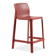 Fotele i krzesła ogrodowe - Hoker Nardi NET STOOL MINI Corallo - miniaturka - grafika 1