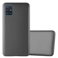 Etui i futerały do telefonów - Pokrowiec Do Samsung Galaxy A51 5G w METALLIC SZARY Etui TPU Silikon Obudowa Ochronny Case Cover Cadorabo - miniaturka - grafika 1