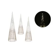 Ozdoby bożonarodzeniowe - Choinka LED 10 LED / 15 LED / 20 LED 3 sztuki - miniaturka - grafika 1