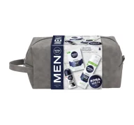 Zestawy kosmetyków męskich - Nivea Men Sensitive Elegance, Zestaw Prezentowy Dla Mężczyzn Kosmetyczka - miniaturka - grafika 1