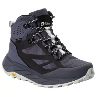 Damskie buty turystyczne Jack Wolfskin Terraventure Texapore Mid W Rozmiar butów (UE): 38 / Kolor: szary - Buty trekkingowe damskie - miniaturka - grafika 1