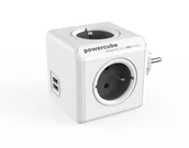 Listwy zasilające - PowerCube Original 4 gniazda 2x USB szary - miniaturka - grafika 1