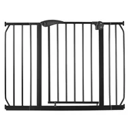 Zabezpieczenia dla dzieci - Barierka, Bramka Rozporowa, Zabezpieczająca Na Schody I Drzwi Nukido, Czarna - miniaturka - grafika 1