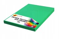 Papier do drukarek - Papier techniczny A4 240g zielony intensywny v2 50 arkuszy - miniaturka - grafika 1