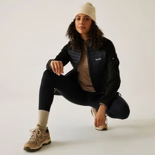 Regatta Kurtka damska hybrydowa Clumber Czarny, Rozmiar: 46 - Kurtki i kamizelki sportowe damskie - miniaturka - grafika 1