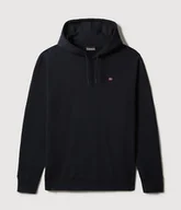 Bluzy męskie - felpa uomo napapijri balis hood - np0a4fqv 176 blu marine brushed - miniaturka - grafika 1