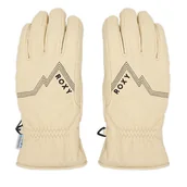 Rękawice narciarskie - Rękawice narciarskie Roxy Eaststorm ERJHN03249 Beżowy - miniaturka - grafika 1