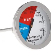Stacje pogodowe - Termometr do grilla – termometr do żywności – do wędzarni opalanych drewnem i węglem drzewnym – 100–550°F - miniaturka - grafika 1