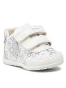 Buty dla dziewczynek - Geox Sneakersy B Elthan G. A B251QA 0AW54 C0007 Biały - miniaturka - grafika 1