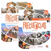 Książki do nauki języka hiszpańskiego - Frecuencias A1.2. Podręcznik i zeszyt ćwiczeń do języka hiszpańskiego - miniaturka - grafika 1