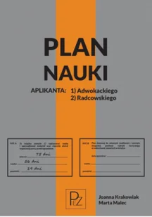 Plan nauki aplikanta adwokackiego/radcowskiego - Prawo - miniaturka - grafika 2