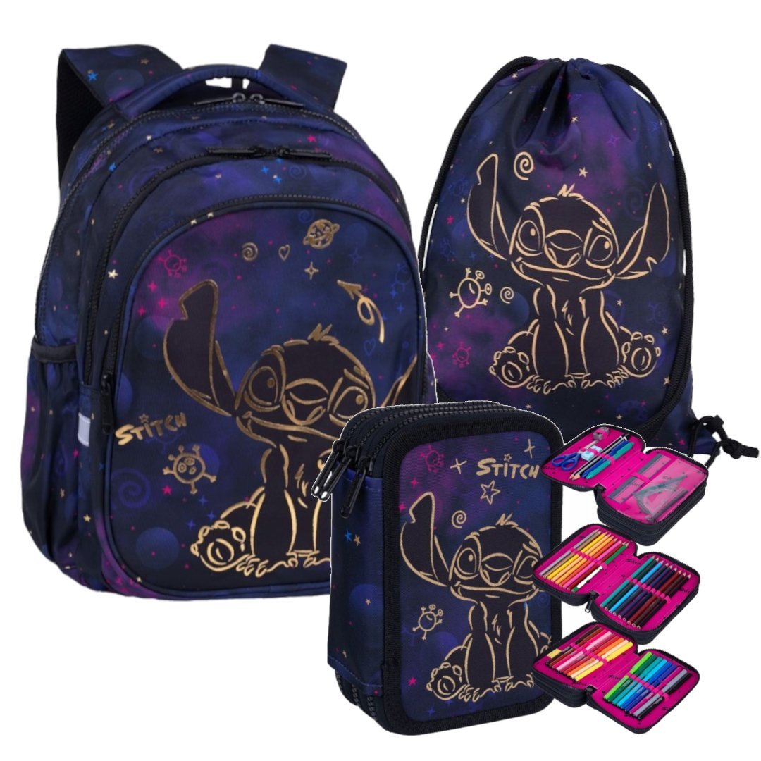 ZESTAW 3-ELEMENTÓW JERRY LILO&STITCH DISNEY GOLDEN 19l COOLPACK