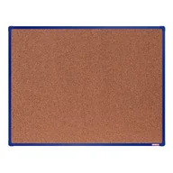 Tablice i flipcharty - boardOK Tablica korkowa boardOK, 120x90 cm, niebieska aluminiowa rama VOK120090-3200 - miniaturka - grafika 1