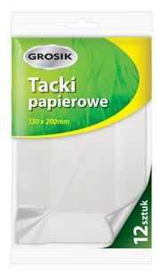 Grosik Tacki papierowe 13x20 12 szt. - Naczynia i sztućce jednorazowe - miniaturka - grafika 2