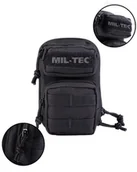 Breloki - Mil-Tec Brelok Mini Plecak do Kluczy Czarny - miniaturka - grafika 1