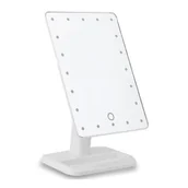 Lusterka do makijażu - Lusterko do makijażu z 22 diodami LED – 180 obrotowych – białe - miniaturka - grafika 1