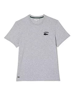 Koszulki męskie - Lacoste T-shirt męski, Srebrna Chiny, XXL - grafika 1