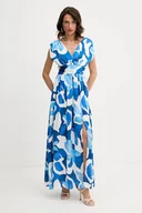 Sukienki - Morgan sukienka kolor niebieski maxi rozkloszowana REAU.F - miniaturka - grafika 1