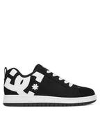 Buty dla chłopców - DC Sneakersy COURT GRAFFIK ADBS100207-BKW Czarny - miniaturka - grafika 1