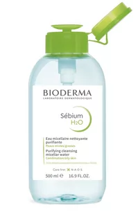 Bioderma SEBIUM H2O Antybakteryjny płyn micelarny do oczyszczania twarzy - 500 m - Płyny micelarne - miniaturka - grafika 1