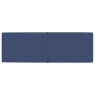Panele ścienne, 12 szt., niebieskie, 90x30 cm, tkanina, 3,24 m² - Panele ścienne i boazeria - miniaturka - grafika 6