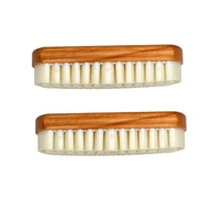 Środki do obuwia i ubrań - 2x Szczotka do Nubuku z Gumową Krepiną - miniaturka - grafika 1