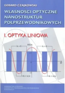Własności optyczne nanostruktur półprzewodnikowych tom 1 - Technika - miniaturka - grafika 1