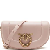 Torebki damskie - Pinko Skórzana torebka na ramię ROUND CLICK BABY VITE - miniaturka - grafika 1