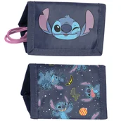 Portfele - Portfel dziecięcy na szyję zapinany na rzep DS24BB-002, PASO STITCH - miniaturka - grafika 1