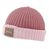 Czapki dla dzieci - Regatta Czapka dziecięca beanie Connora Fisherman Różowy - miniaturka - grafika 1