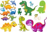Zabawki kreatywne - TATUAŻE ZMYWALNE DLA DZIECI DINOZAURY DUŻO GRAFIK - miniaturka - grafika 1
